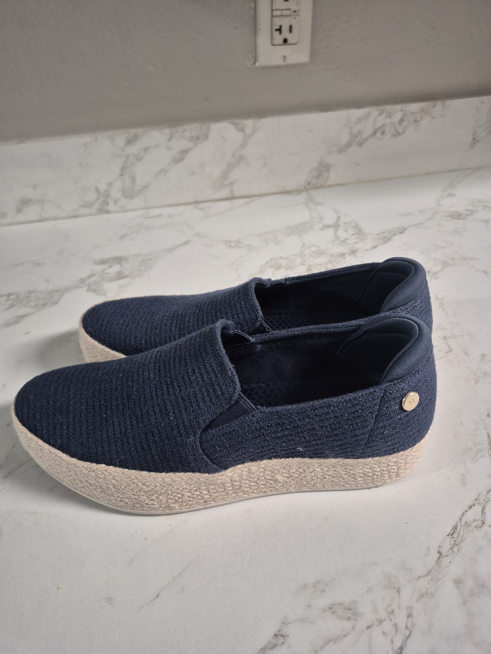 Martha Stewart Skechers Navy Slip-On NWOT